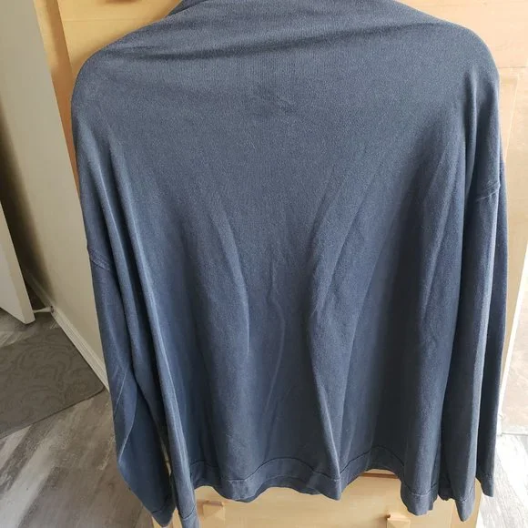 We the Free Slouchy Cowl Neck Shirt Large - Picture 2 of 3